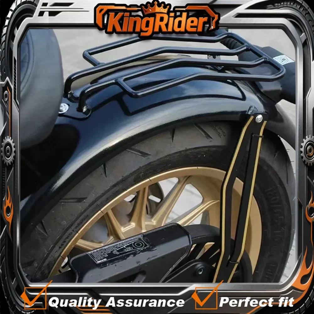 

Benda Napoleon 450 Motorcycle Modified Extended Fender Rear Water Shield License Plate Frame Carbon Steel Waterproof and Rust-Pr