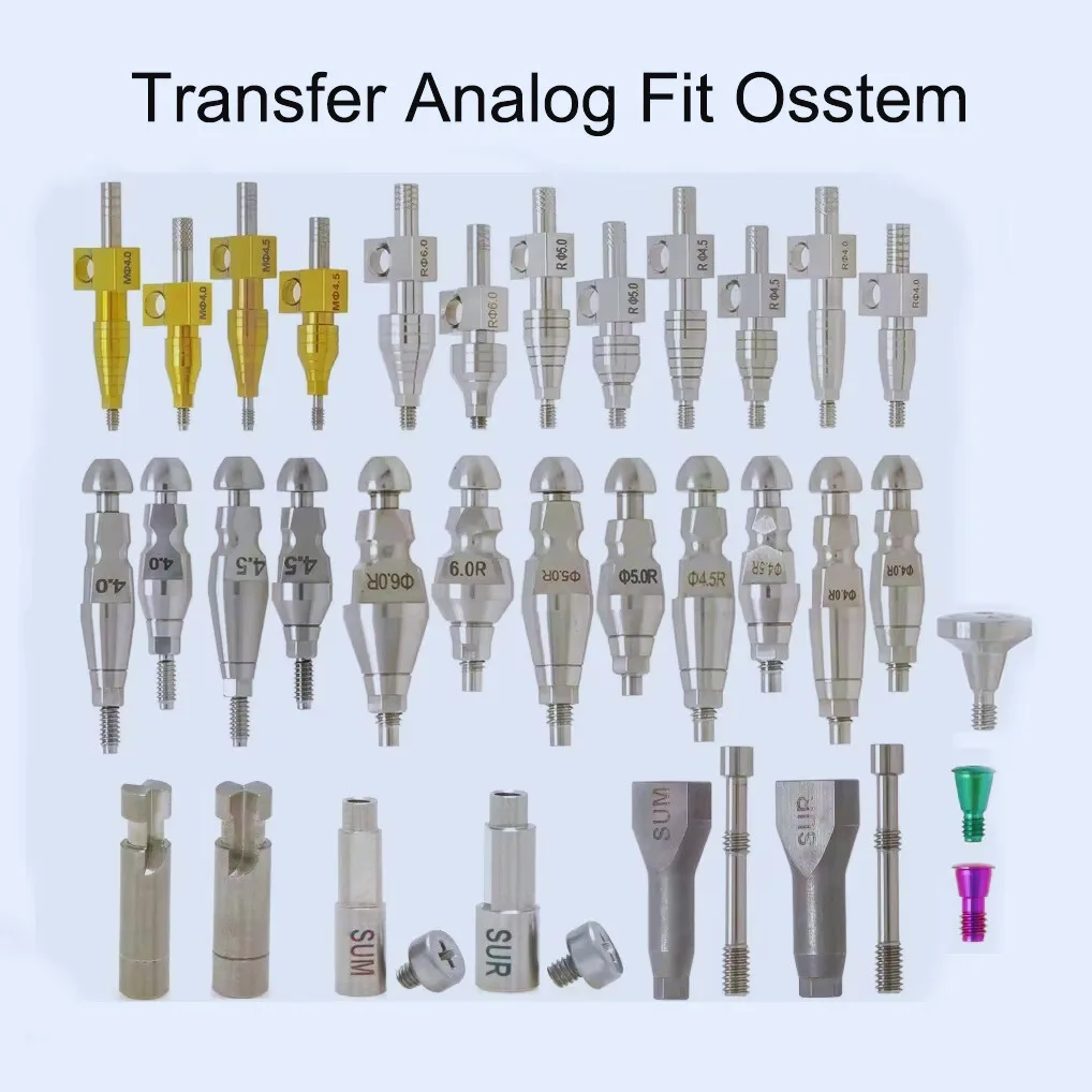 

OSSTEM Hiossen dental open transfer rod, closed tray impression coping, plaster fixture, laboratory simulated abutment nut1pcs