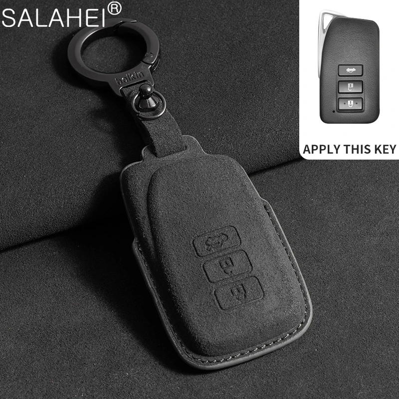 Suede Car Key Case Cover Shell Protection For Lexus NX IS RX ES GX LX LS UX GS 200 250 300 350 NX200 NX300 RX350 ES300 Accessory