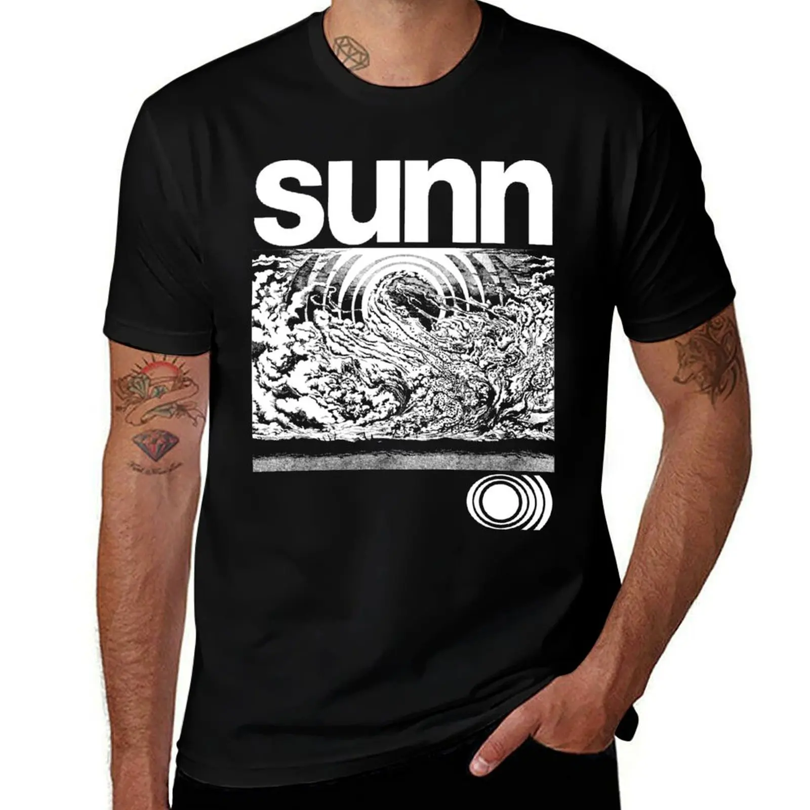 SUNN O))) T-Shirt Big Size Loose Fit Tee Shirt