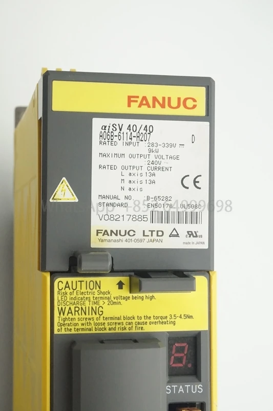 Module amplificateur servomoteur A06B-6114-H207 d'occasion pour Machine CNC