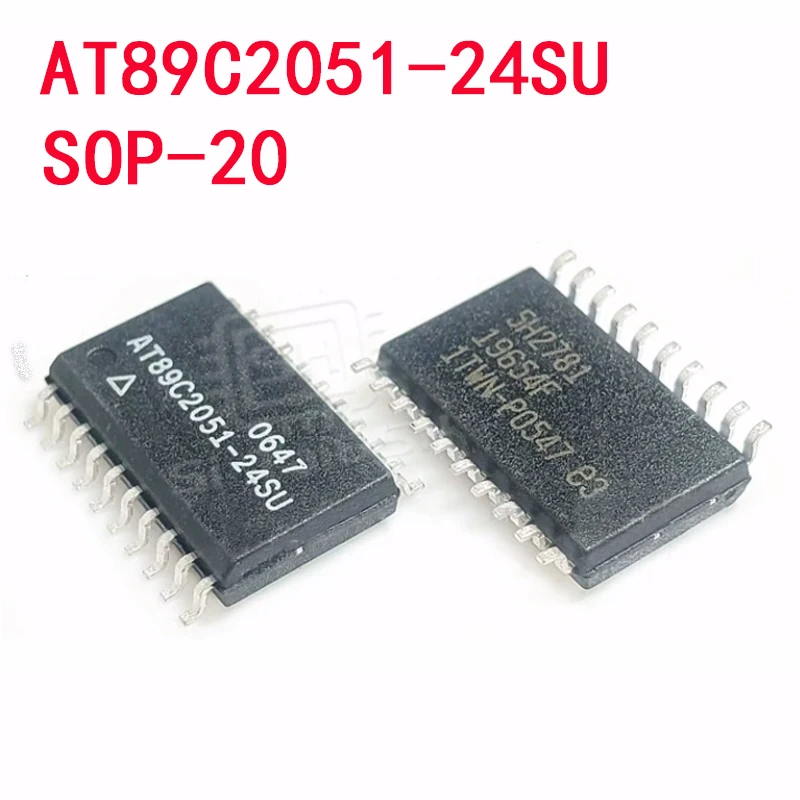 5PCS AT89C2051 AT89C2051-24SU SI SOP-20 microcontroller
