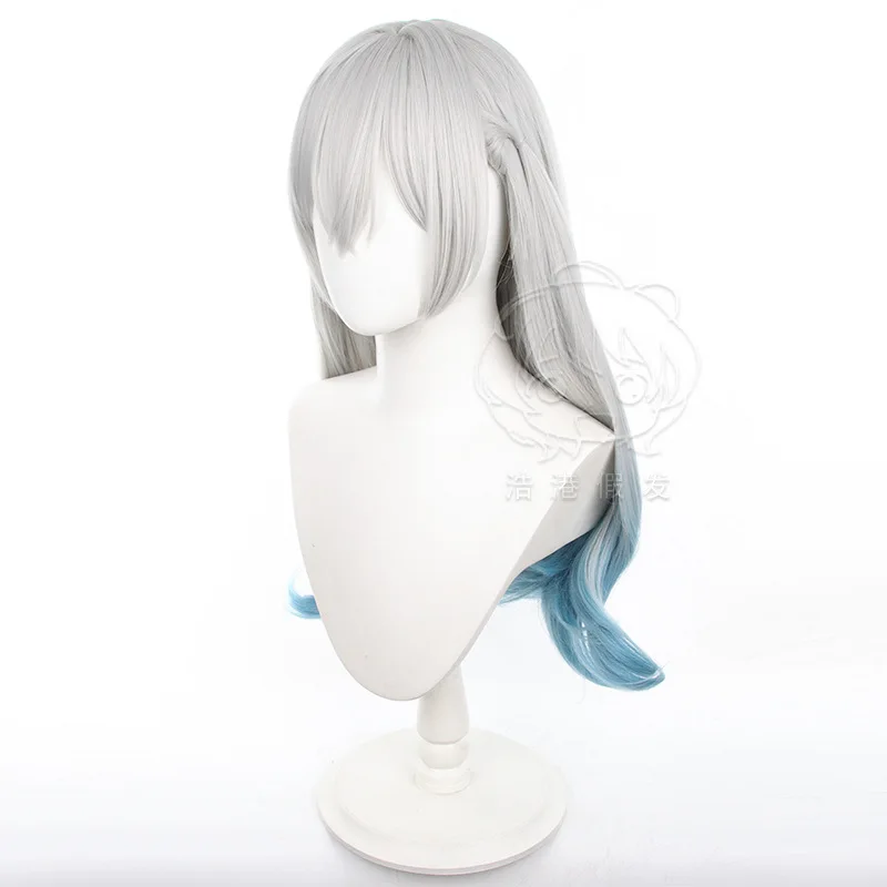 Honkai Star Rail Firefly Cosplay Wig Mix Color Game 60cm Long Firefly Cosplay Synthetic Hair Women Wig Party Halloween + Wig Cap