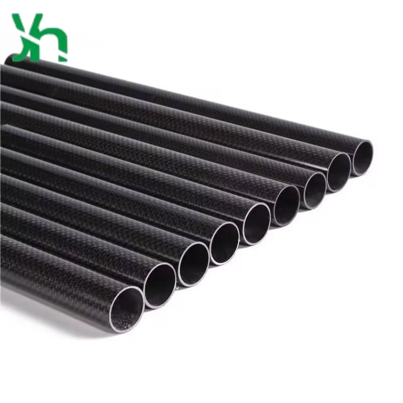 OEM/ODM قابل للتخصيص حجم المحاصيل 3K حك/سطح غير لامع عادي ، يستخدم لتطبيقات الطائرات بدون طيار ، أنابيب ألياف الكربون الدقيقة #2