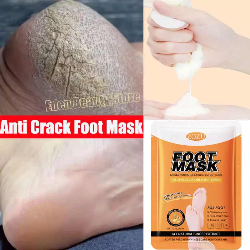 

Exfoliating Foot Mask Feet Peeling Mask Spa Socks Smooth Dead Skin Remover Moisturizing Whitening Anti-Cracked Foot Skin Care