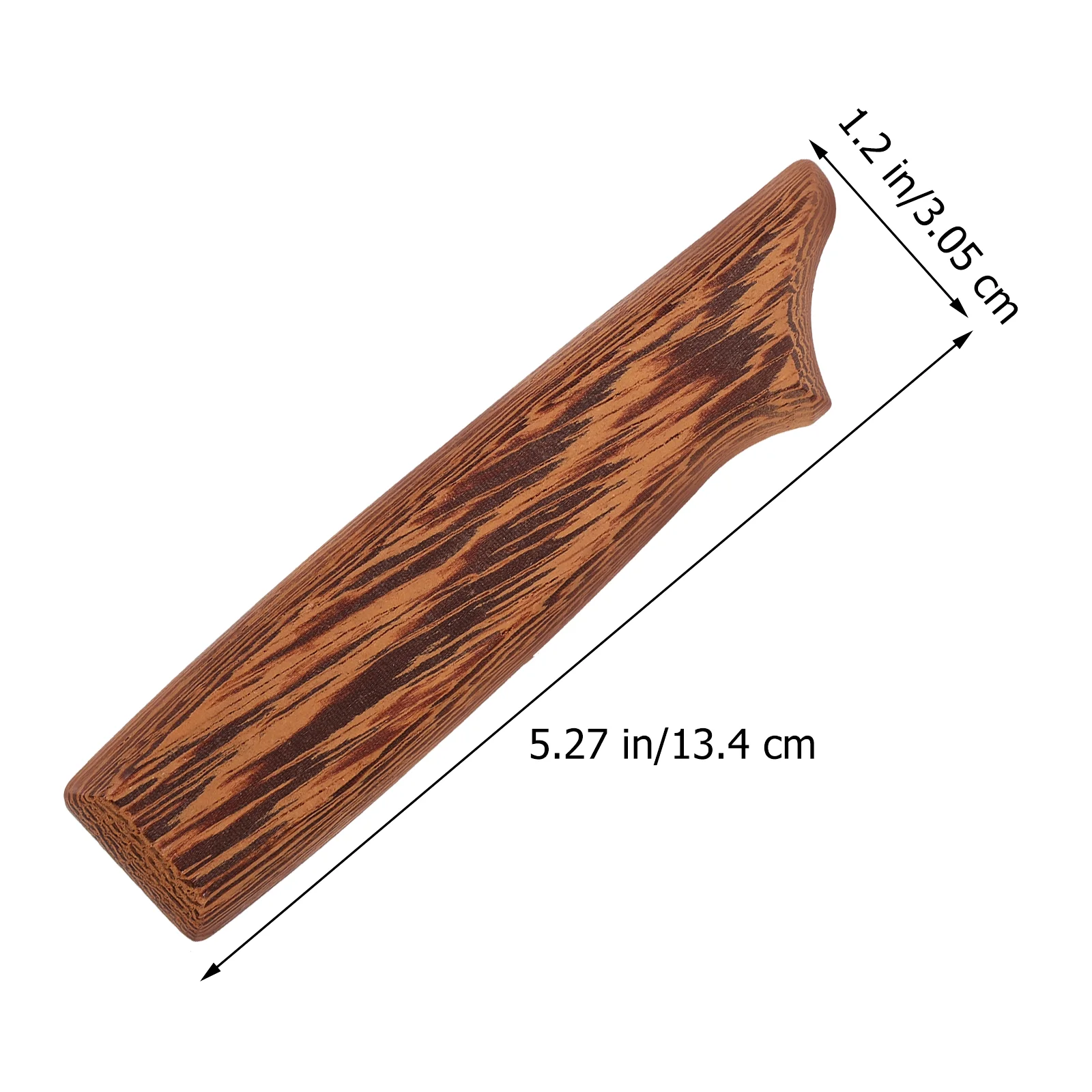 2 Pcs Kitchen Knife Handle Convenient to Use Wood for Outstanding Workmanship Grip Wooden Non-slip Stable Practical