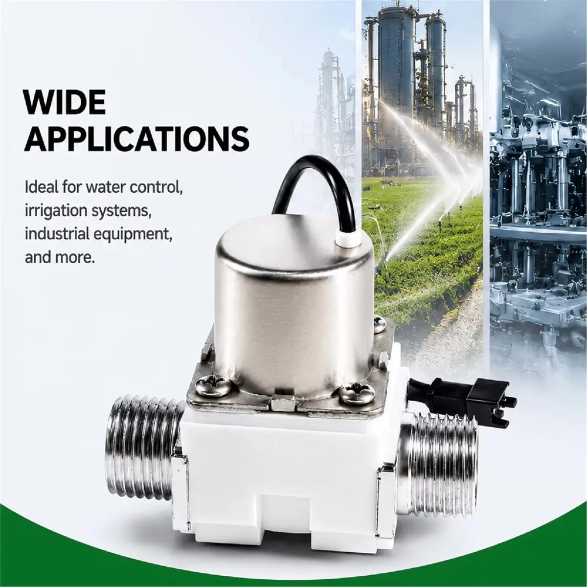 Latching Solenoid Valve DC 4.5V G1 2 Pulse Water Control Valve Sensor Faucet Smart Toilet Garden Irrigation