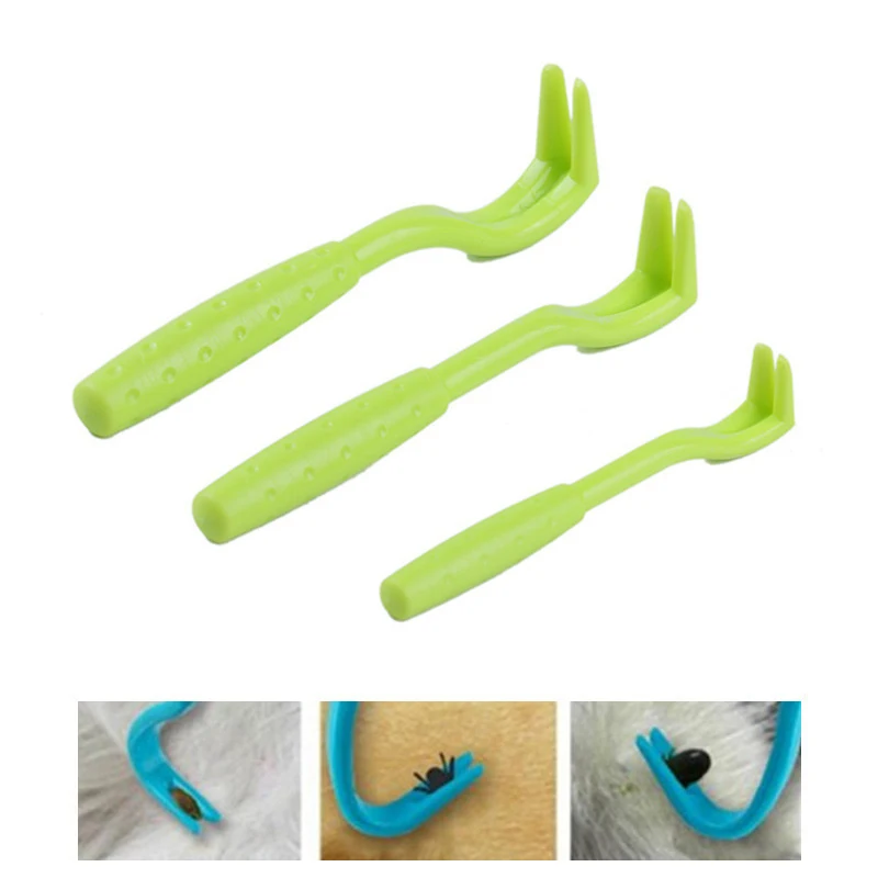 3Pcs Pet Flea Remover Insect Catcher Tweezer Tick Pull Cat Dog Tick Clamp Mite Flea Extractor Pet Puppy Dog Accessories Supplies