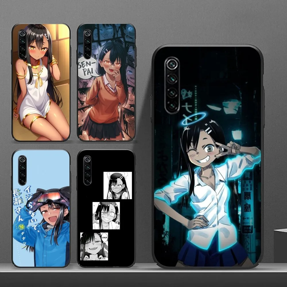 Anime Hayase Nagatoro Cell Phone Case for Realme GT 2 9i 8i 7i Pro X50 X2 C35 C21 C20 C11 C3 Black Soft Phone Cover Funda