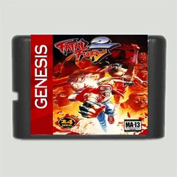 Fatal Fury 2 Region Scheda di gioco MD gratuita a 16 bit per Sega Mega Drive per Genesis