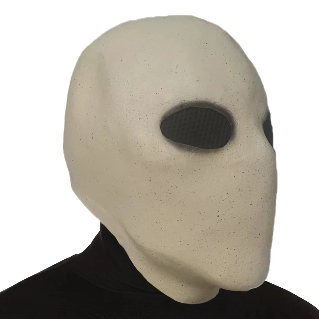 

Scary faceless man mask Halloween Latex mask cosplay Alien mask Scary dress up prop headgear