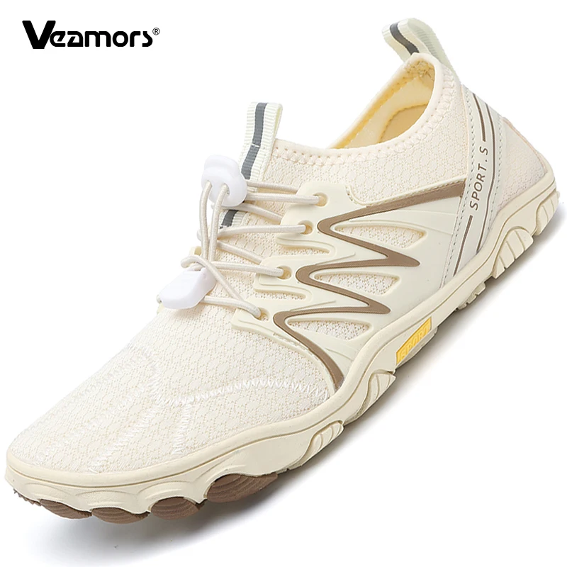 

Обувь для пляжа и водных видов спорта VEAMORS, быстросохнущие кроссовки для плавания, дышащие уличные кроссовки для мужчин и женщин