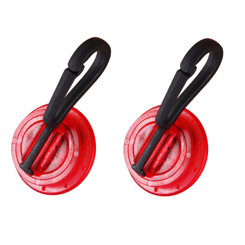 2Pcs Waterproof Clip on LED Backpack Light Strobe Safety Light for Luggage Pouch Pocket Running Gear Night Visibility Accessory