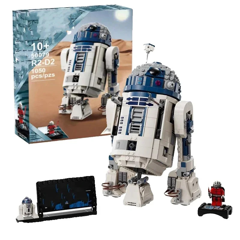 

IN STOCK 50079 NEW FIT R2D2 R2-D2 Robot Star Space Union Model Building Block Bricks Boy Birthday Christmas Gift Toy Kid