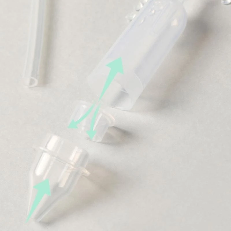 97BE Infant Nose Suction Tool Portable Nasal Aspirator with Gentle Tip Convenient