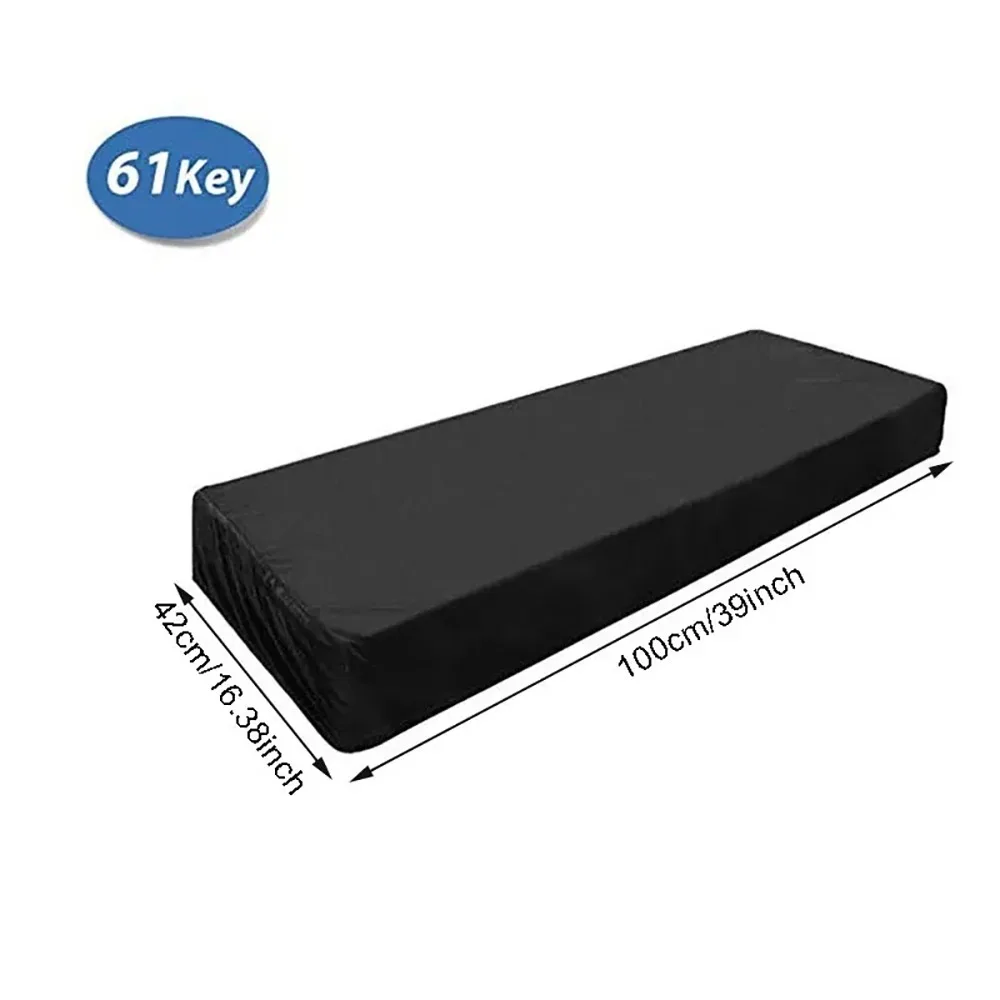 1Pcs 61/88 Keys Keyboard Dust Cover Waterproof Dustproof Piano Cover Foldable Canvas Piano Keyboard Cover