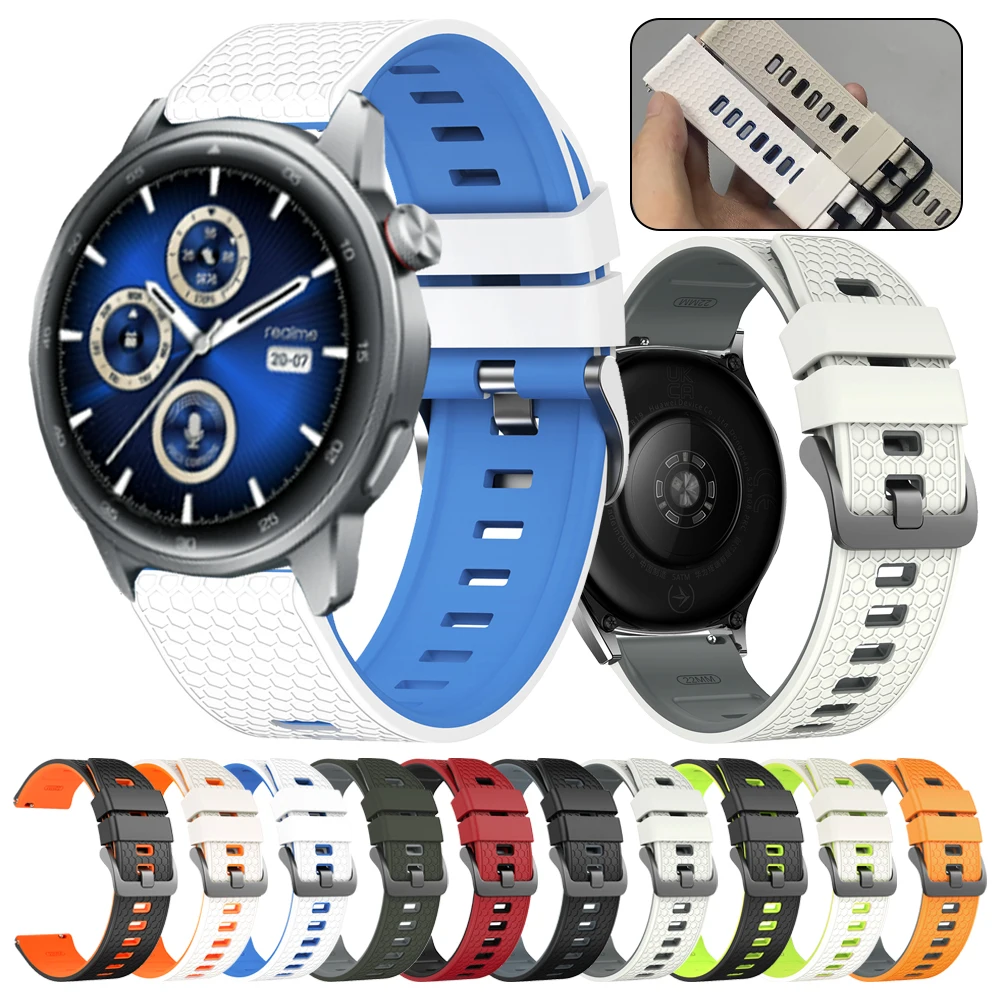 22Mm Silicone Watch…