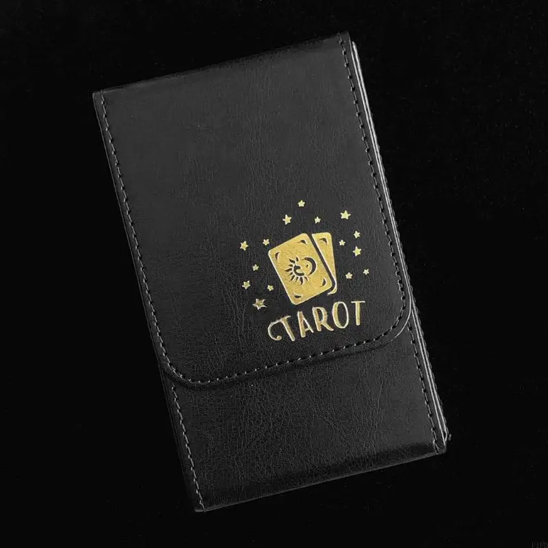 F1FD Tarot для корпуса карты держатель для рукава коробки для карты Tarot Box Pu Кожаная плата CCG G