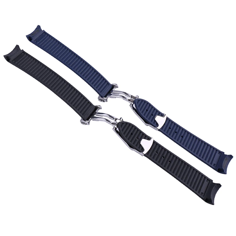 Accessorio per cinturino in gomma compatibile con Omega New Seamaster 300 Universe Ocean AT150 cinturino per orologio in silicone da 20 mm per uomo e donna
