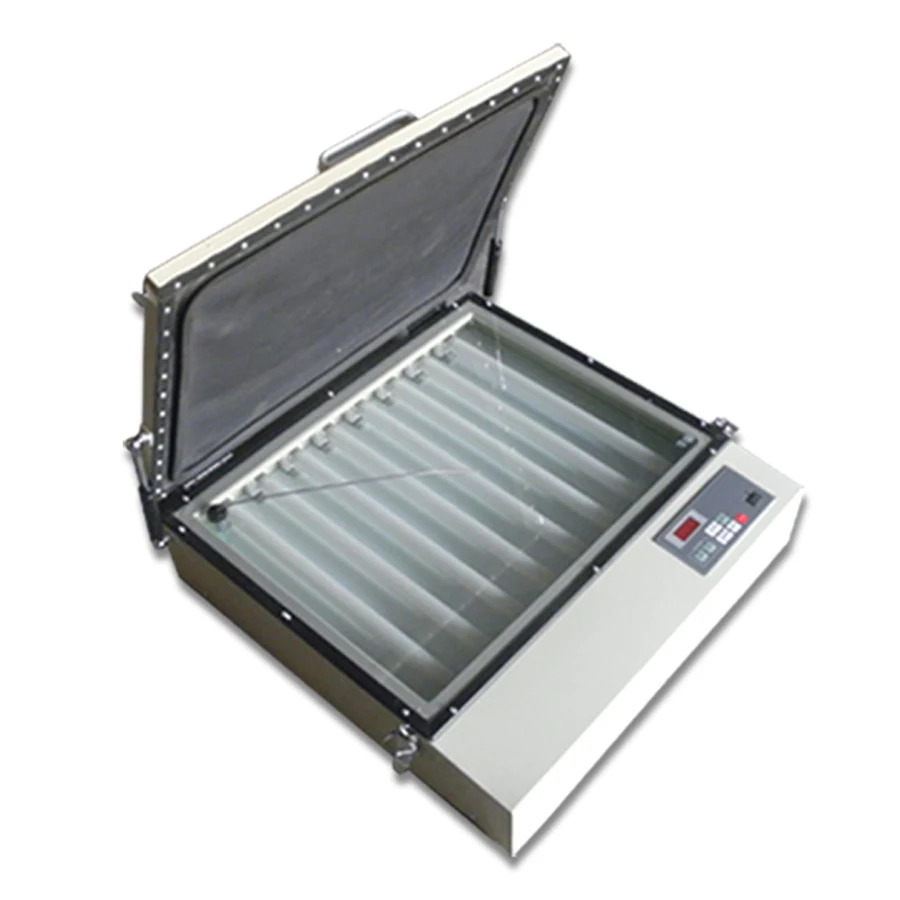 Small Screen Printing Frame Maker Vaccuum Exposure Unit Tabletop Pad Printer Cliche Exposure Machine