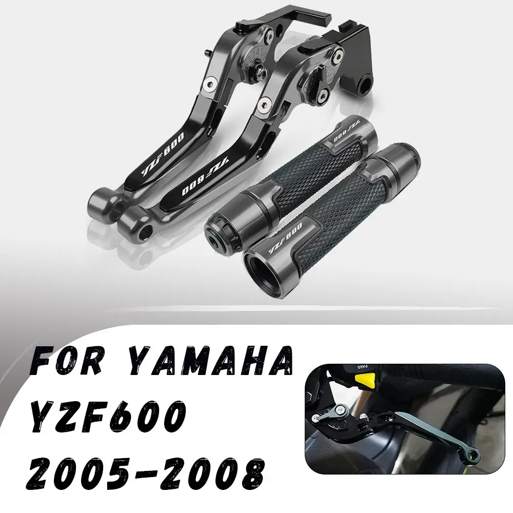 

Для Yamaha YZF600 2005-2008 CNC Складной Рычаг тормоза сцепления ручной тормоз руль рукоятка ручки Мотоциклетные аксессуары