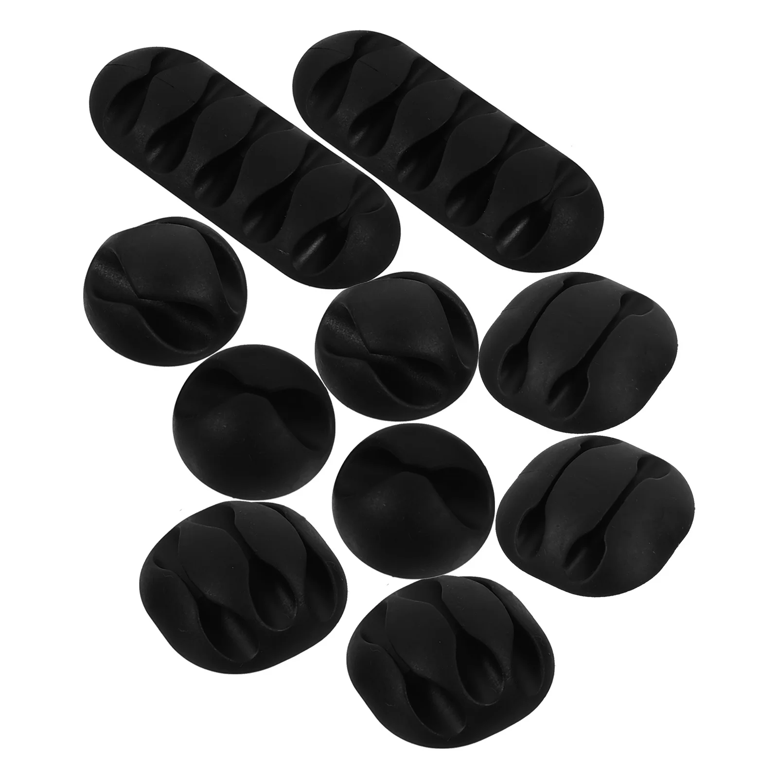 

10Pcs PP Cable Organizer Adorable Wire Holder Desk Management Multipurpose Durable Cord Keeper Wire Holder Cable Accessory