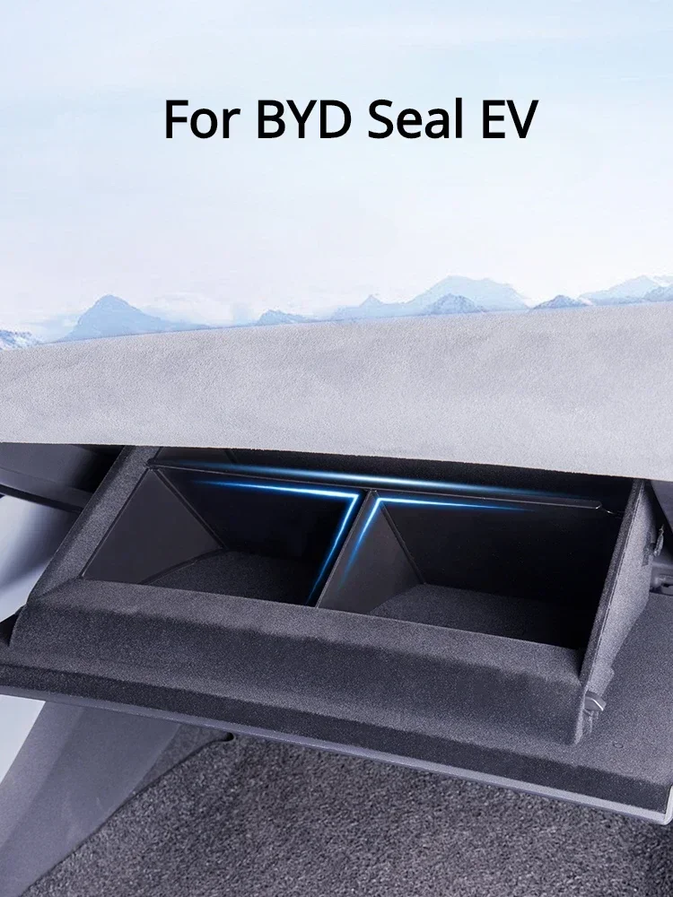 For BYD Seal EV Co-Pilot Glove Box Storage Partition Board Center Console Organizer Car Inteiror Accessories