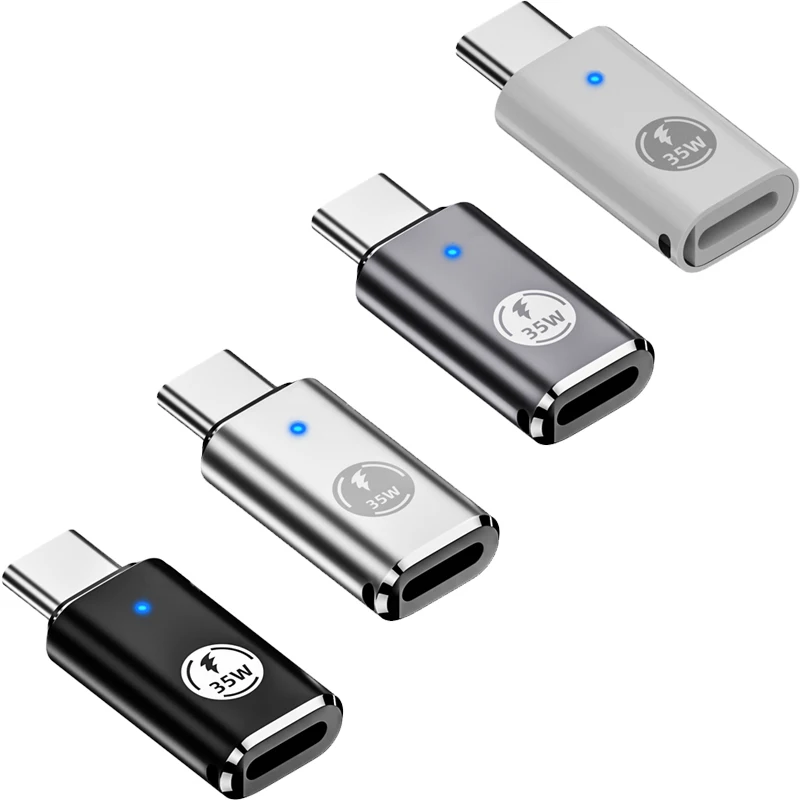 急速充電とデータ転送を備えたLightning to USB Cアダプター、iPhone 15、ラップトップ用のタイプC充電器コネクター