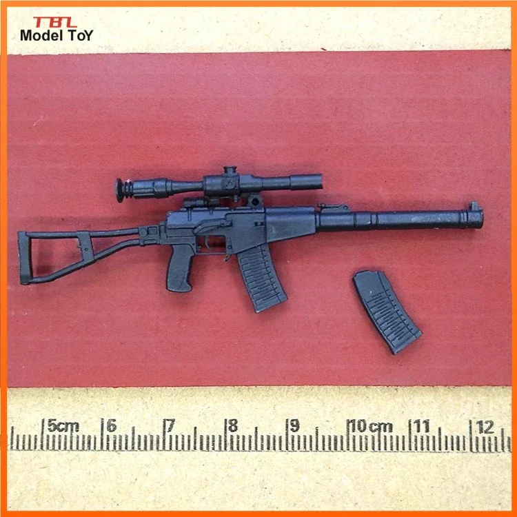 1/12 Scale Figma Shf Doll Gun Model Accessory AS Val Equipment Weapon Toy for 6in Acton Figure Toy Parts