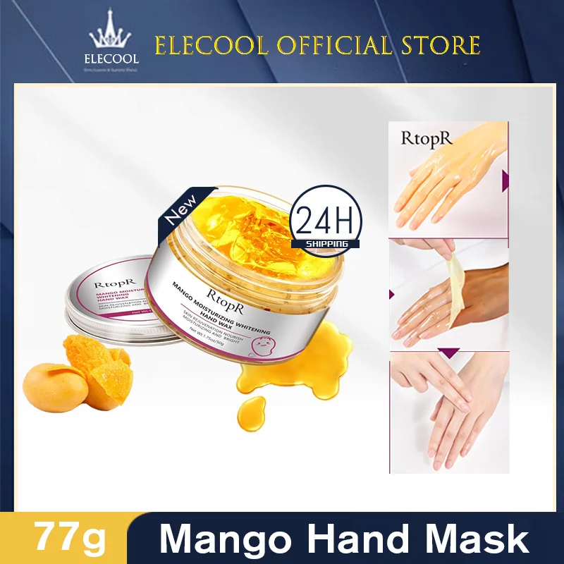 

Mango Moisturizing Hand Wax Whitening Skin Hand Mask Repair Exfoliating Calluses Film Anti-Aging Hand Skin Treatments Cream Tool