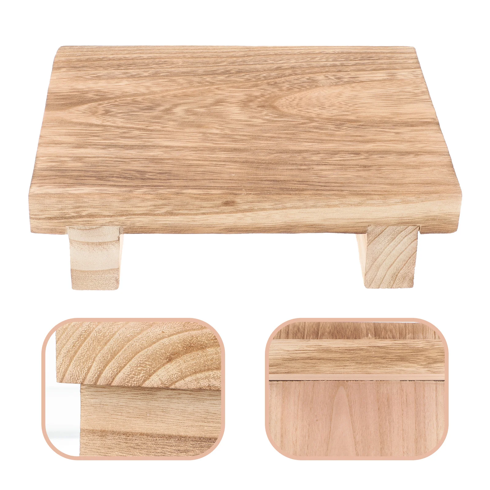 

Wooden Foot For Adults Home Furniture Step Bench Shoe Changing Stool Office Living Room Bedroom Bathroom Multipurpose