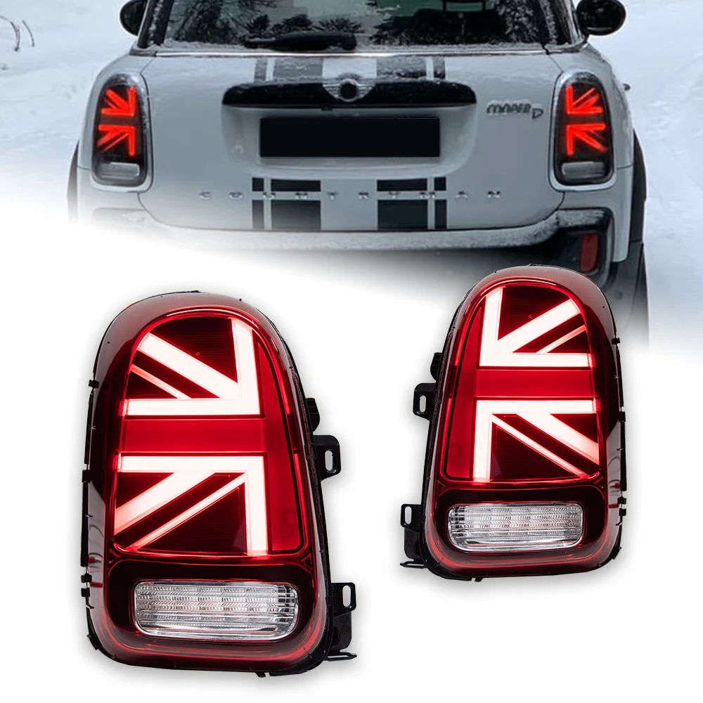 

AKD Car Model for MINI Cooper Countryman LED TailLight 2014-2019 F60 Dynamic Signal Tail Lamp DRL Brake Reverse auto Accessories