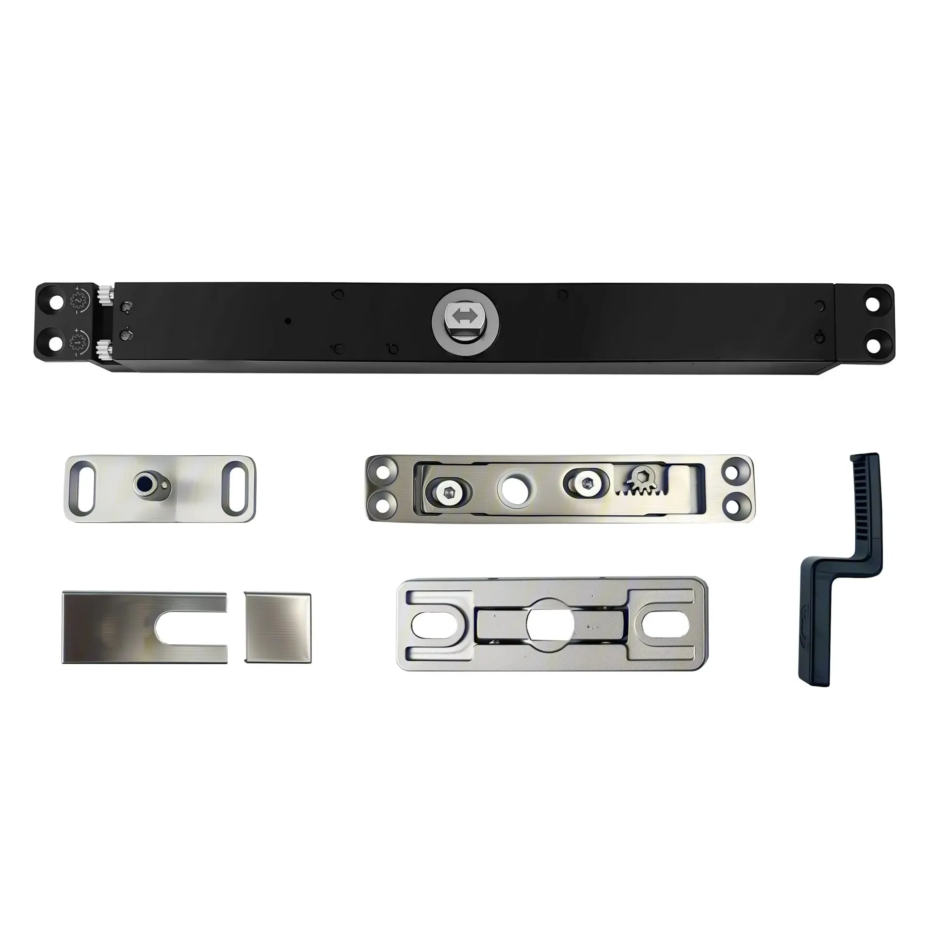 100Kg Stainless steel Central Axis Door Floor Spring System  wooden door 360 degree Rotation  90° positioning Concealed hinge