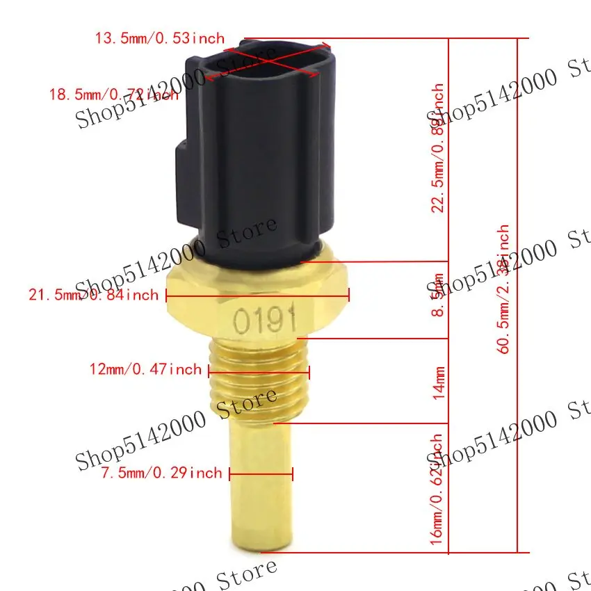 Motorrad Kühlmittel Kühler Temperatur sensor für yamaha yzf r1 2009-2015 r6 2009-2015 r6s 2009-2015 r6r r7 oem: 8cc-85790-01 – Detail 1