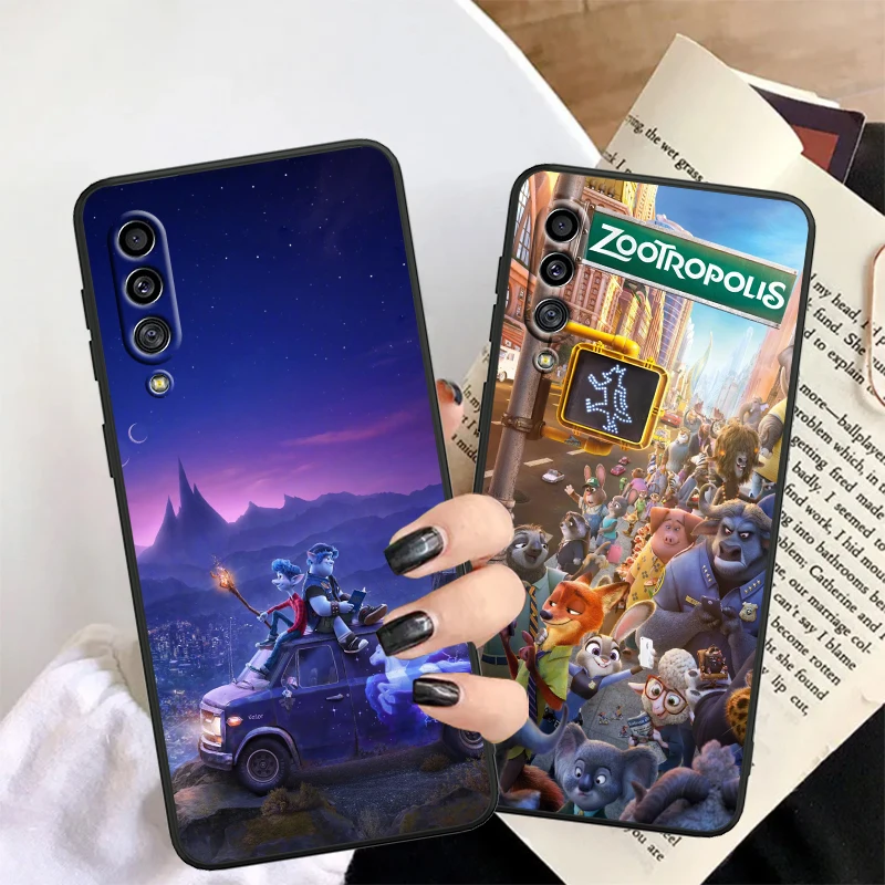 Disney Collection Cartoon For Samsung A53 A52 A33 A32 A51 A71 A21S A13 A73 A50 A22 A23 A03 A72 A54 A12 5G Black Funda