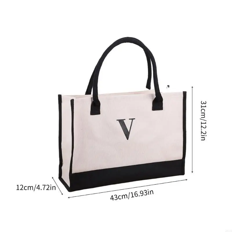 حقيبة حمل أنيقة قماشية قابلة للطي على نحو مريح هدية ممتازة للنساء المعلمين مع المعلمين أصدقاء وصيفات الشرف 20CA #6