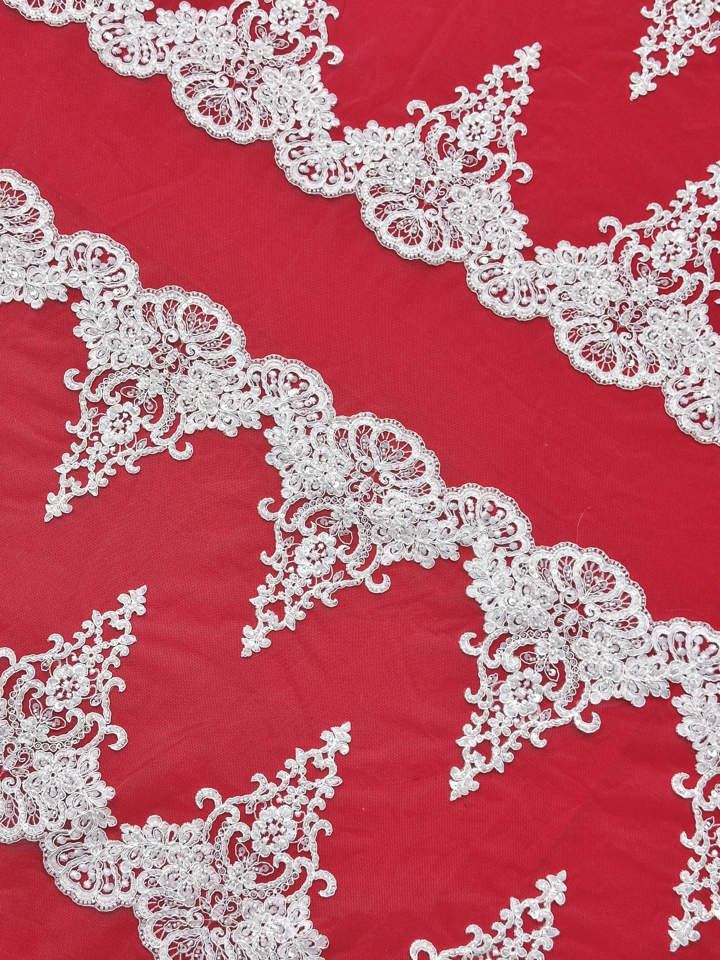 Классический французский стиль, нигерийский тюль, сетчатое кружево, европейский стиль, свадебное платье, материал, европейское свадебное кружево