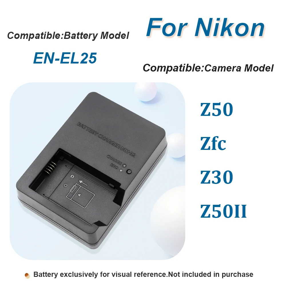 MH-32 Battery Charger for Nikon ENEL25 EN-EL25a