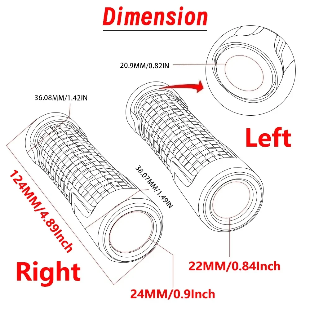 لياماها TDM 850 TDM850 TDM 900 TDM900 دراجة نارية الملحقات 7/8 ''22 مللي متر CNC المقود القبضات مقود يغطي صفقة ساخنة