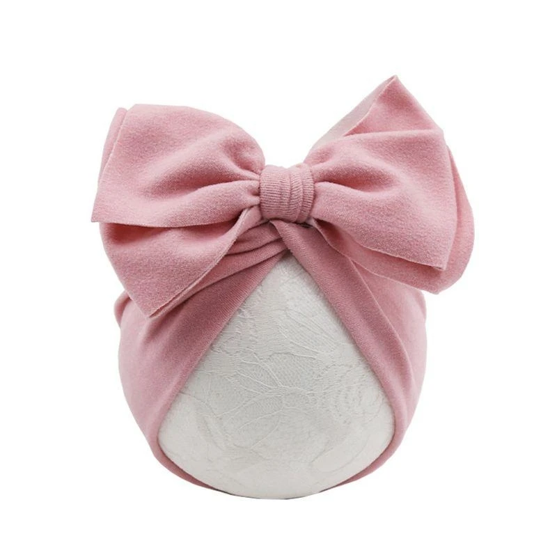 

Baby Hat Girls Bows Turban Hat Infant Photography Props Kids Beanie Children