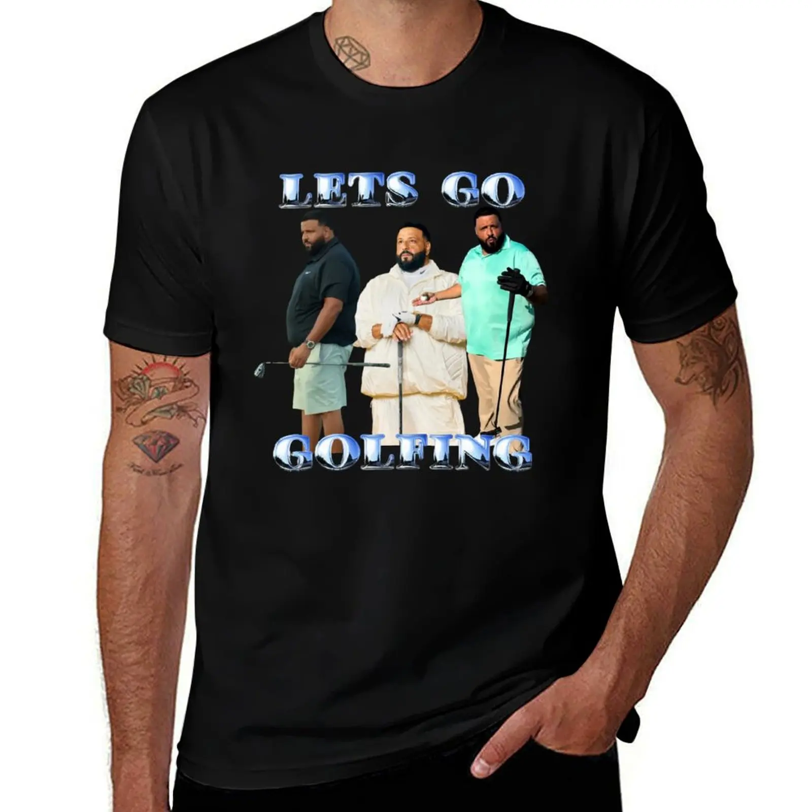 

lets go golfing T-Shirt Short sleeve tee basketball graphic tees vintage custom shirt fitted t shirts for men