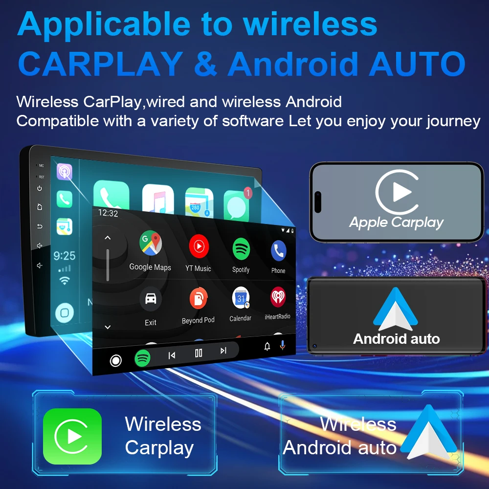راديو السيارة Carplay أندرويد لفورد فييستا Mk 6/MK 7 2008 - 2019 مشغل فيديو الوسائط المتعددة شاشة تعمل باللمس السيارات ستيريو الملاحة لتحديد المواقع