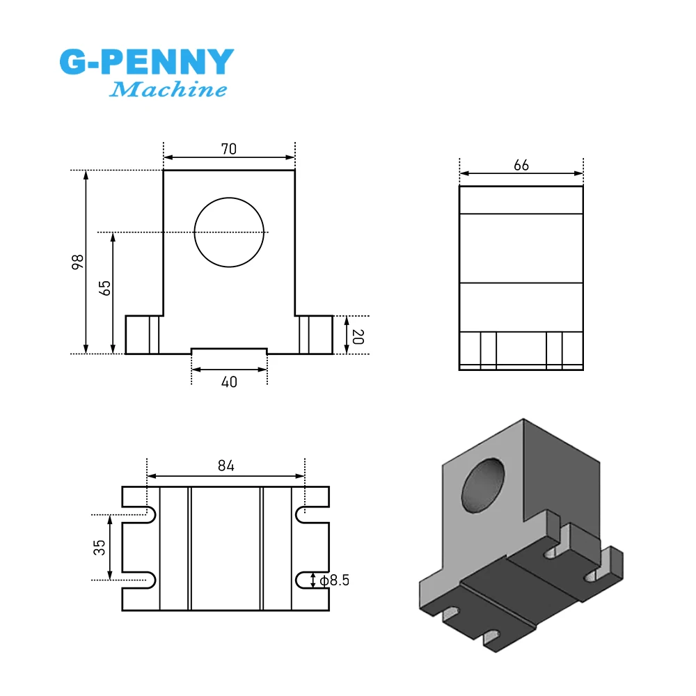 G-Penny 3/4Jaw 100mm CNC 4th Axis CNC dividing head / Rotation Axis / A axis kit Nema23 Gapless Harmonic Gearbox For CNC Machine