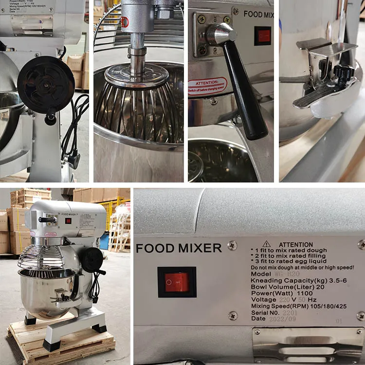 20 Liters Electric Food Mixer Machine For Food ,Egg, Dough Mixer