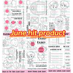 New 2026 Henry & Twila Birthday Clear Stamp Set For DIY Scrapbooking Crafts Maker Photo Album Template Handmade Decoration