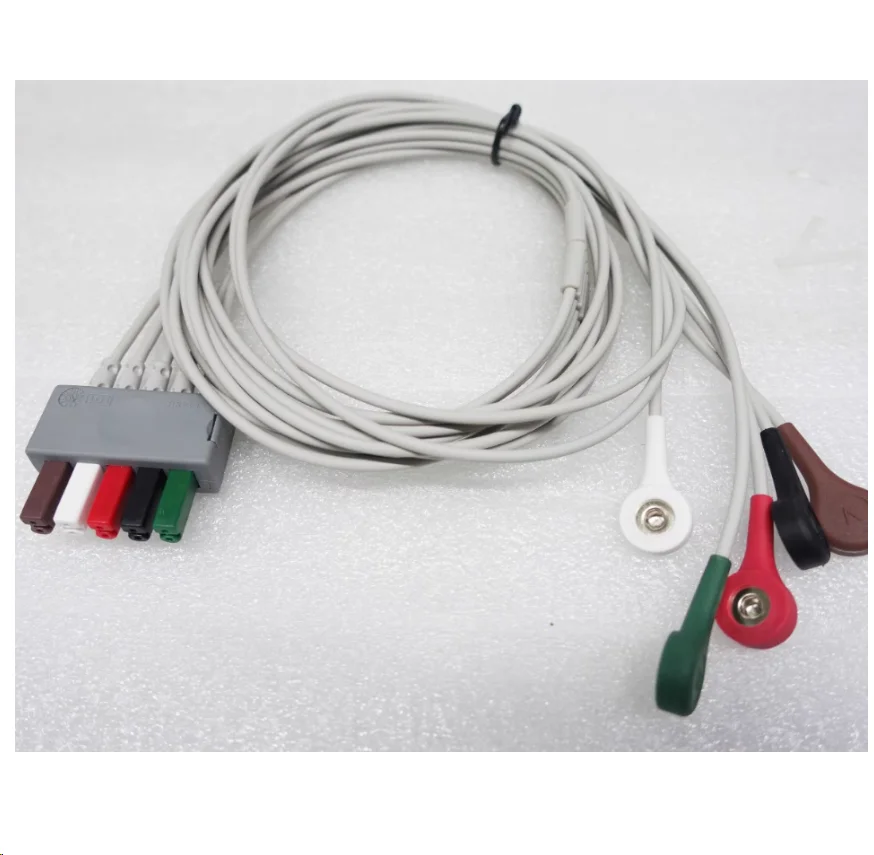 

Mindray original EL6501B lead wire 5-lead adult snap-on AHA lead wire T/IPM/IMEC series