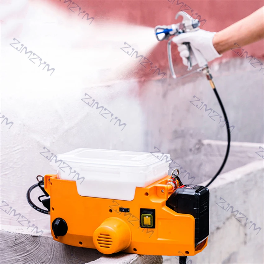 T-21 Backpack Handheld Spraying Machine High-pressure Gas-free Lithium Battery Paint Spraying Machine Painting Tool 1.1L/MIN