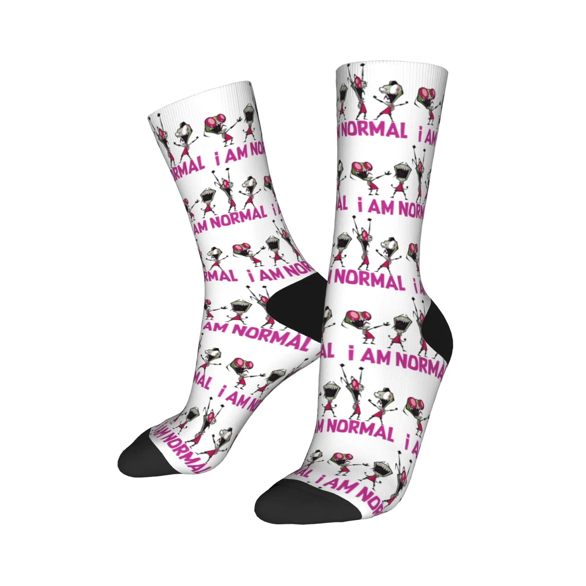 

Носки Invaders Zims, дизайнерские чулки серии 2025, противоскользящие мужские носки унисекс, мягкие зимние повседневные уличные носки