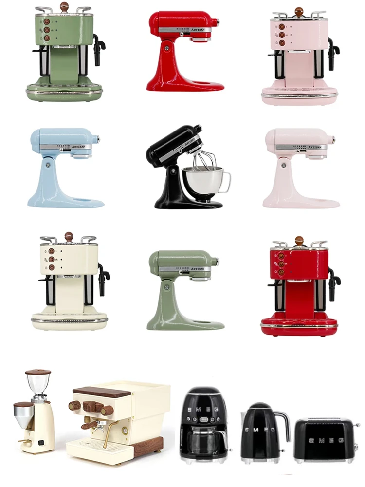 

1/6 Doll House Model Furniture Accessories Mini Model Chef Machine / Food Machine / Blender/ Miniature Retro Coffee Machine