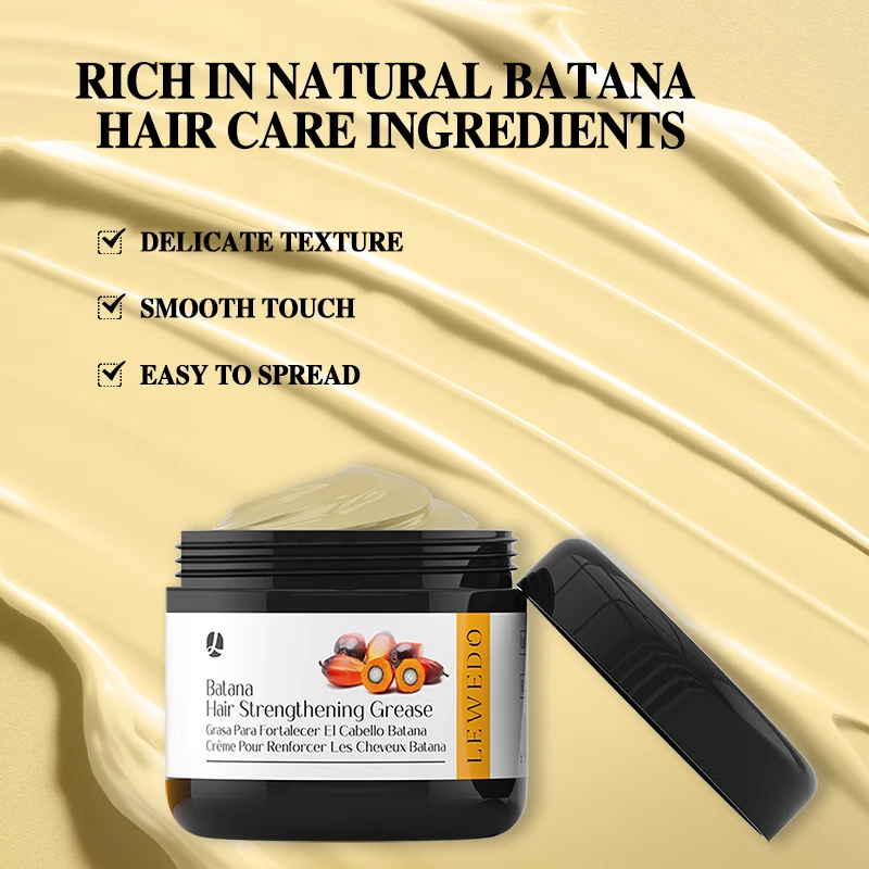 Pure Organic Batana Butter Hair Growth Batana Oil Natural Nourishing Reduce Hair Loss Anti-Breakage Strengthens Hair Conditioner view 3